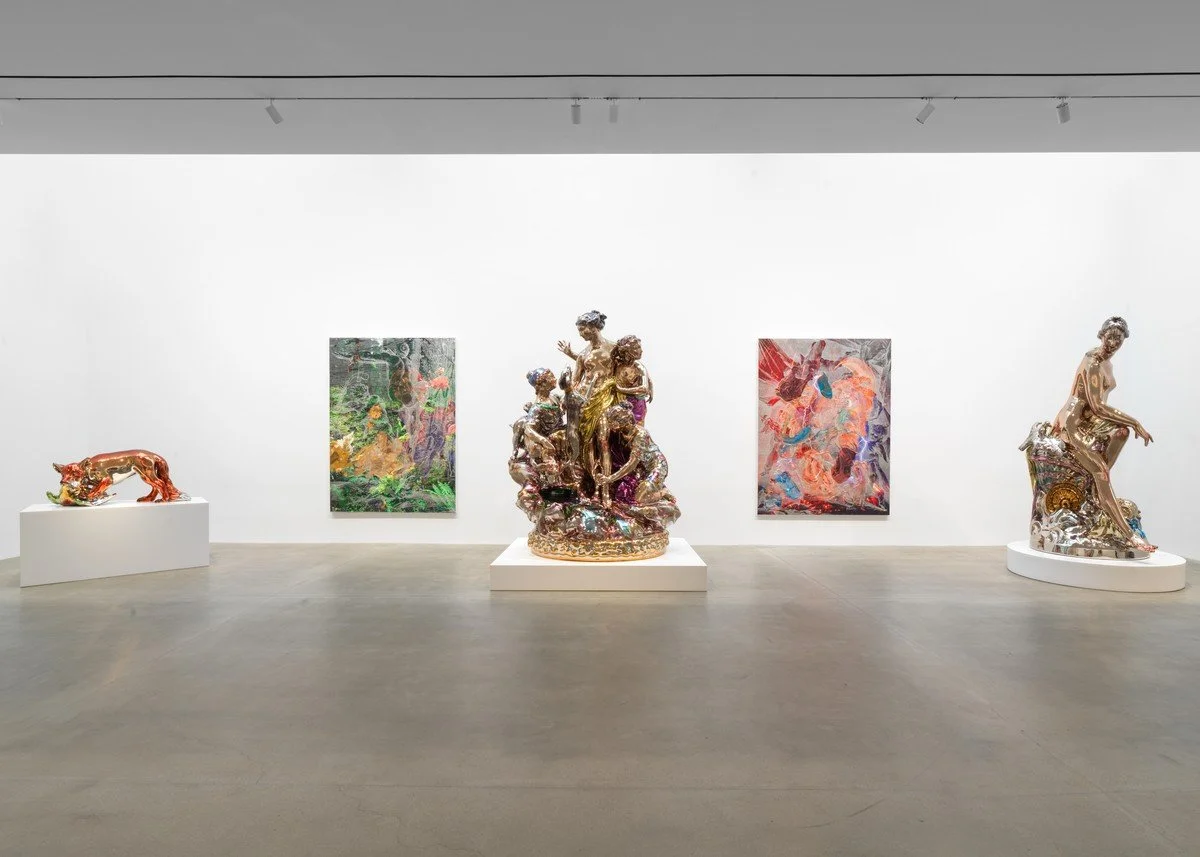 Jeff Koons Porcelain Series exhibition at Gagosian Gallery, New York