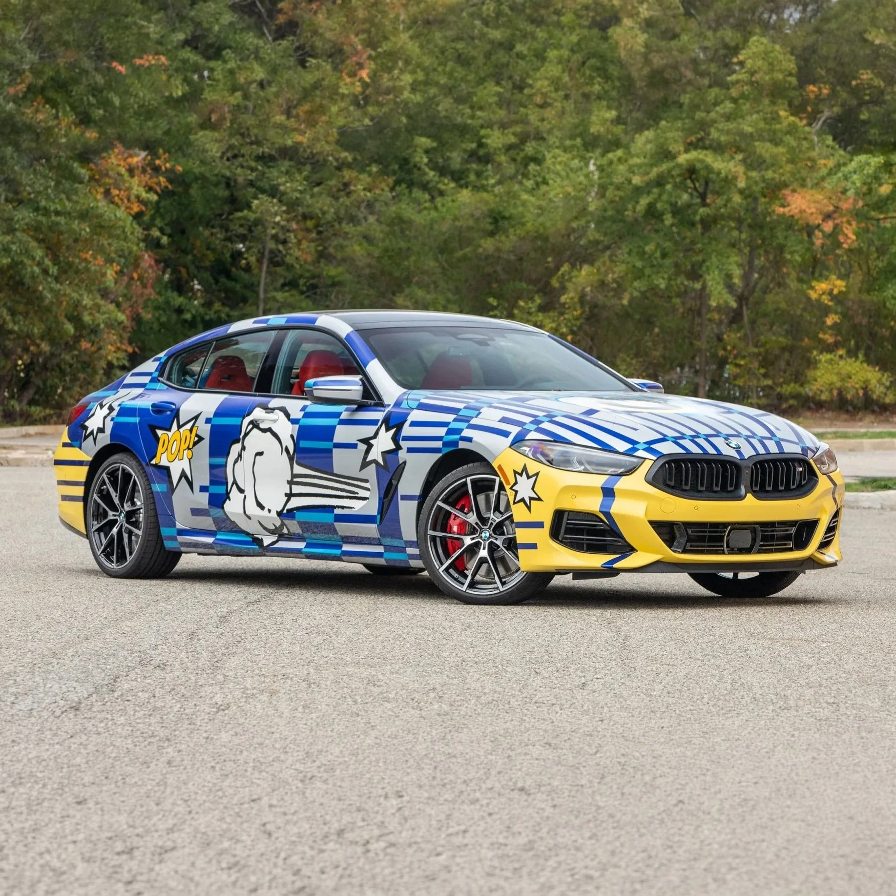 BMW M850i xDrive Gran Coupé Surface graphics mapping and digital pre-production